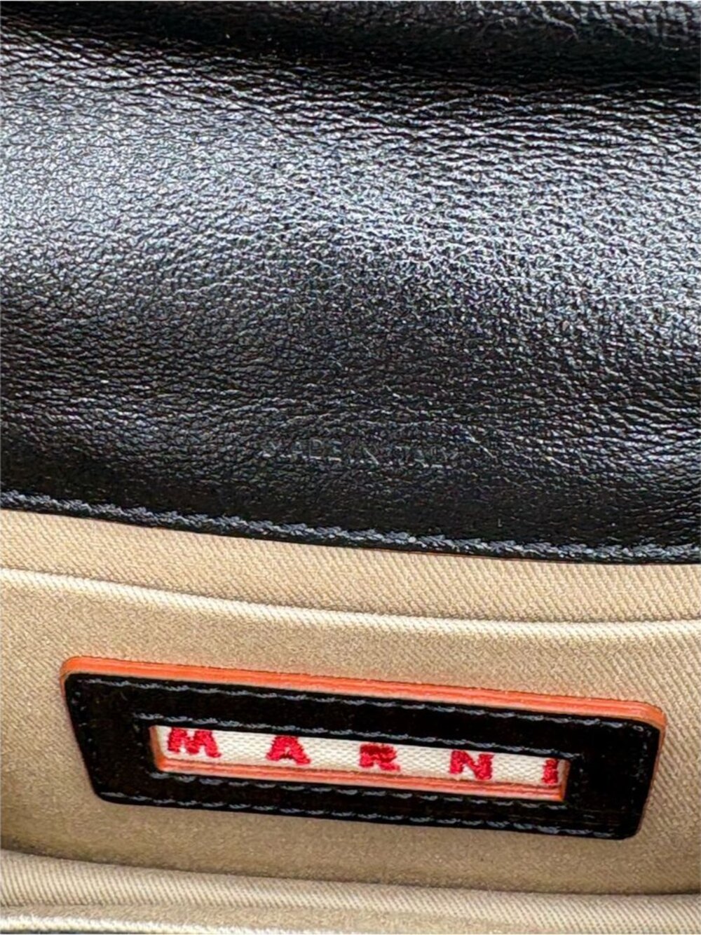 Marni Mini Trunk Bag Black Leather Crossbody Gold Hardware NWOT - Picture 12 of 13